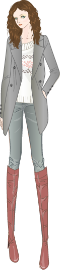 Knit Style model5