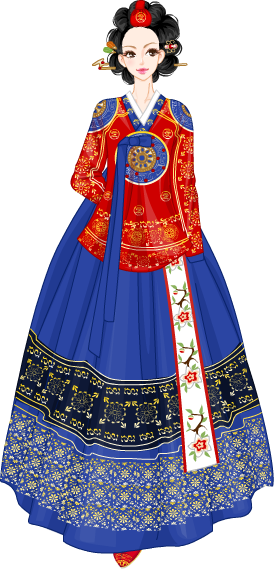 궁중의상 model2