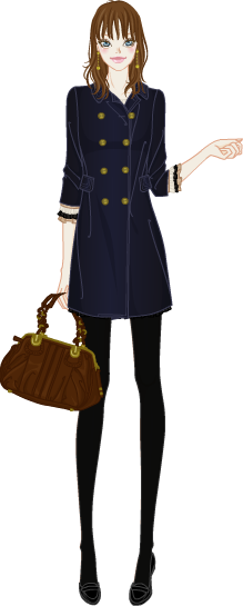It girl’s black style model5