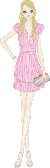 Romantic Dress model5
