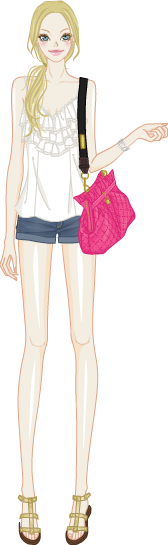 Summer Cool Girl model4