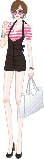 Retro fashion model1