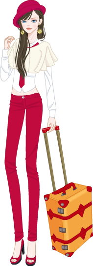 Retro fashion model2