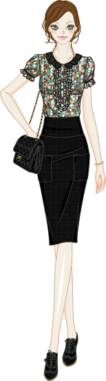 Feminine Lady model5