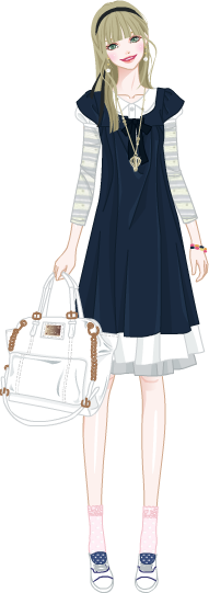 Girlish Layered model4