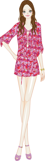 Bohemian Girlish model4