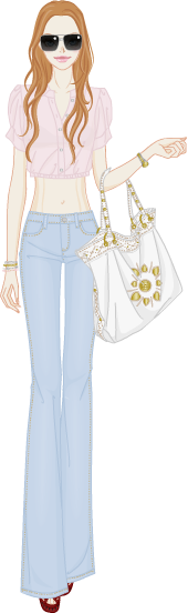 Crop Top Style model5