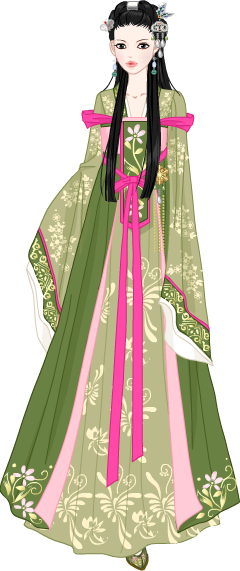 신라시대 상류 의복양식 model5