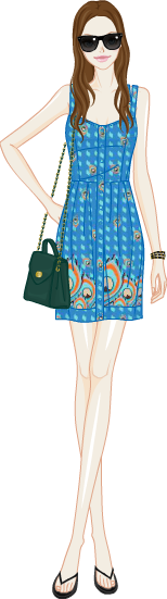 Summer Girly Look model5