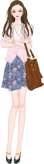 Romantic Girlish model2