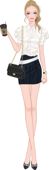 Career Girl's Style model1