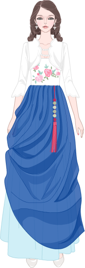 퓨전한복 model2