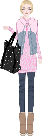 걸어다니는 인형녀 model4