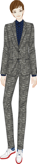 Men's Suit Style model2