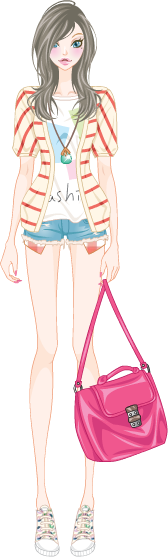 Shorts Styling model5
