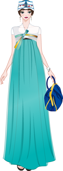 Hanbok Dress model1
