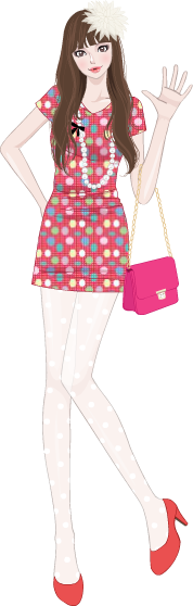 풋풋한 소녀 처럼 model1