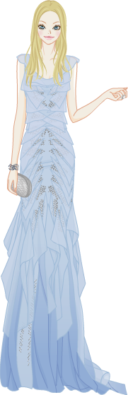 Feminine  & Romantic Dress model1