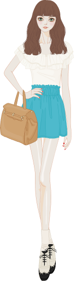 Qute Girl Street model4