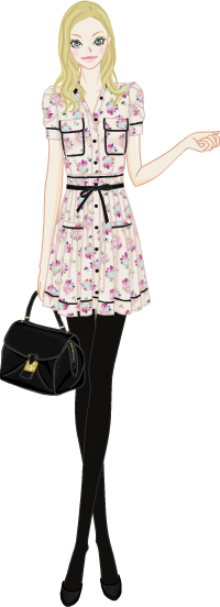 Lady's Skirt Look model1