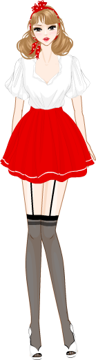 Pin-up Girl Look model5