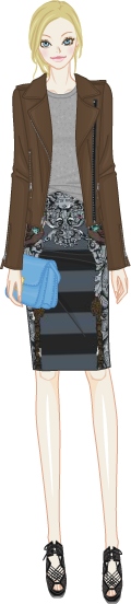 Pencil Skirt model2
