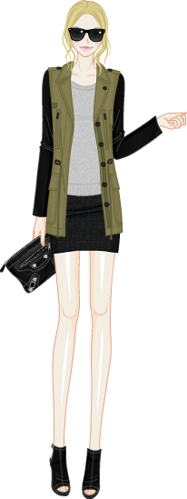 Chic Downtown Look model3