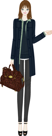 Girlish & Casual Winter model5