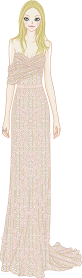 Glamour, Dramatic Gowns model4