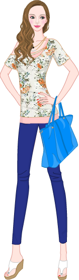 Summer daily look model2