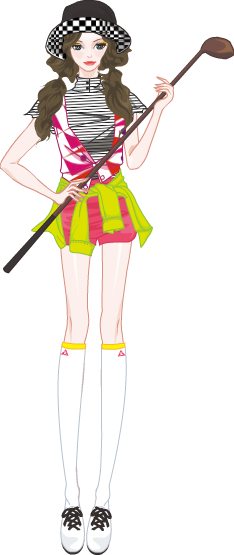 HOT SUMMER Golf Fashion model4