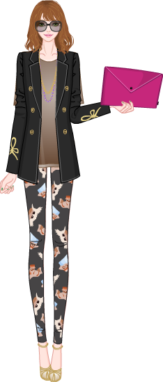 Black & Leopard model4