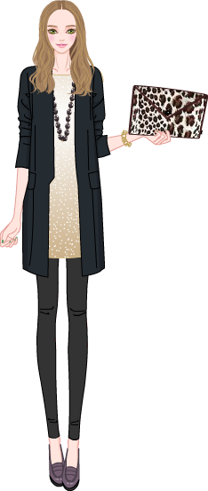 Black & Leopard model5