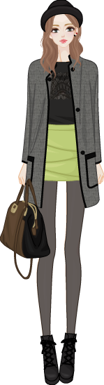 Over Fit Coat model2