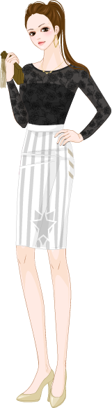 베일드룩 model2
