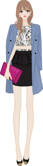 Wedding Guest Look model4