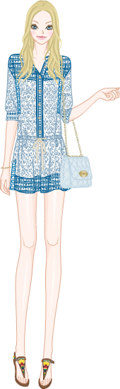 Summer Parisian Girl model2
