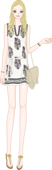 Summer Parisian Girl model5
