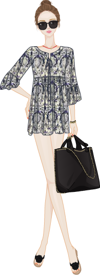 Ethnic Style model2
