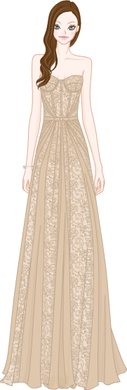 Beautiful Party Dress model5