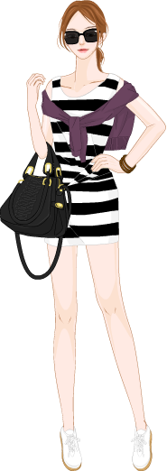 Simple Daily Look model1