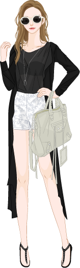 Simple Daily Look model2