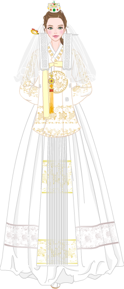 Hanbok Wedding Dress model2