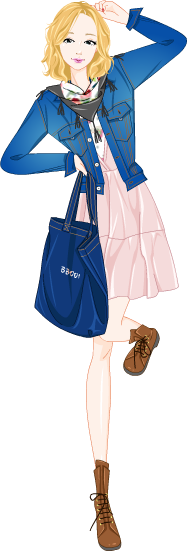 Autumn Pink model4