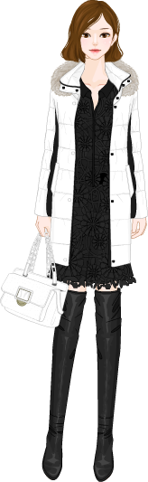패딩 model4