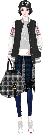 Street Fashion Look model4