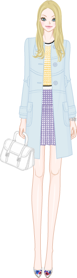 Retro Girlish Look model3