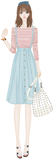 Denim&Stripe model4