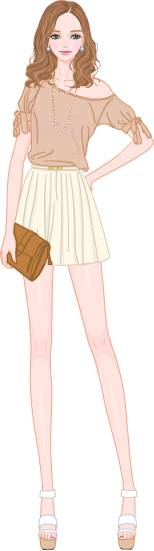 Summer Date Look model1