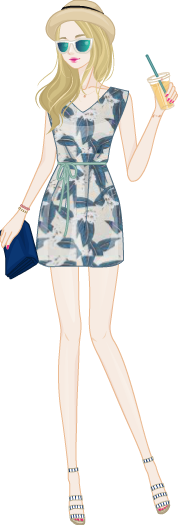 Resort look model3
